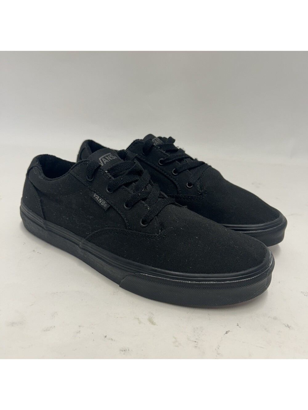 Vans Atwood Casual Walking Canvas Skate Shoes “Triple Black”